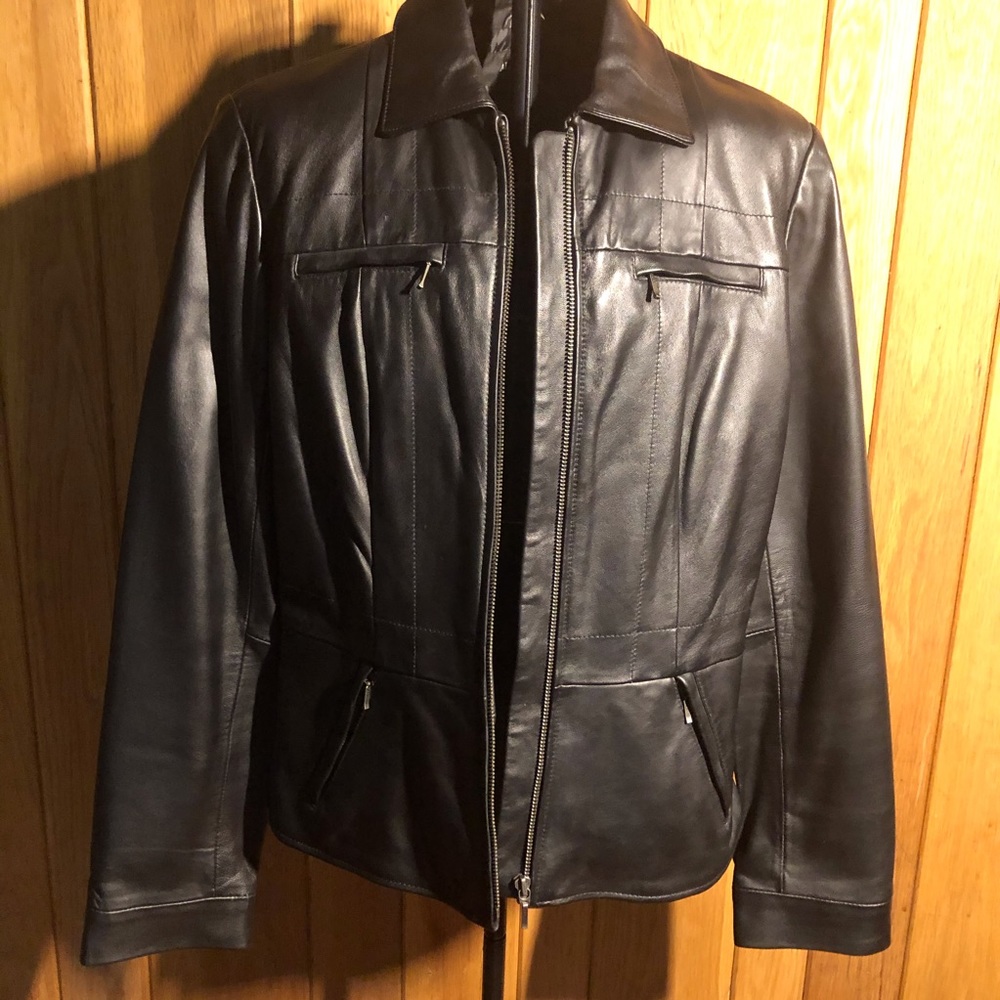 Alfani | Black Leather Jacket